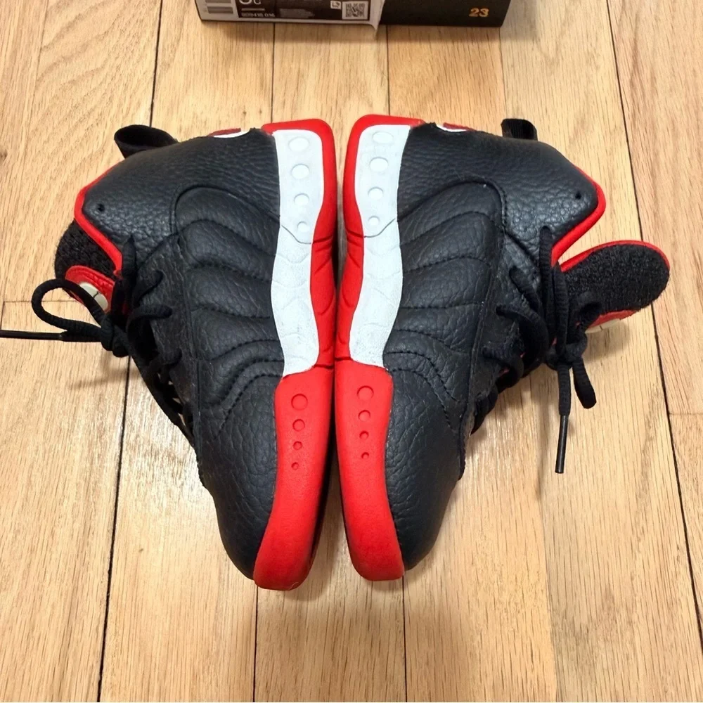 Jordan Jumpman Pro Black White University Red Toddler Sneakers Size 9c